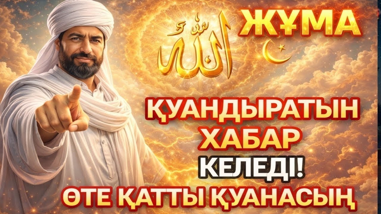 🤲 ЖҰМА МҮБАРАК ✨Жақында сені қатты қуантатын жақсы жаңалық келеді