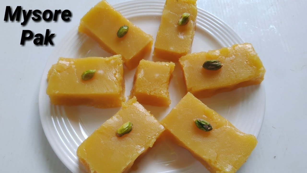 ಮೃದುವಾದ ತುಪ್ಪದ ಮೈಸೂರ್ ಪಾಕ್ ಮಾಡಿ ನೋಡಿ | Mysore Pak Recipe Kannada | Soft Mysore Pak| Rekha Aduge