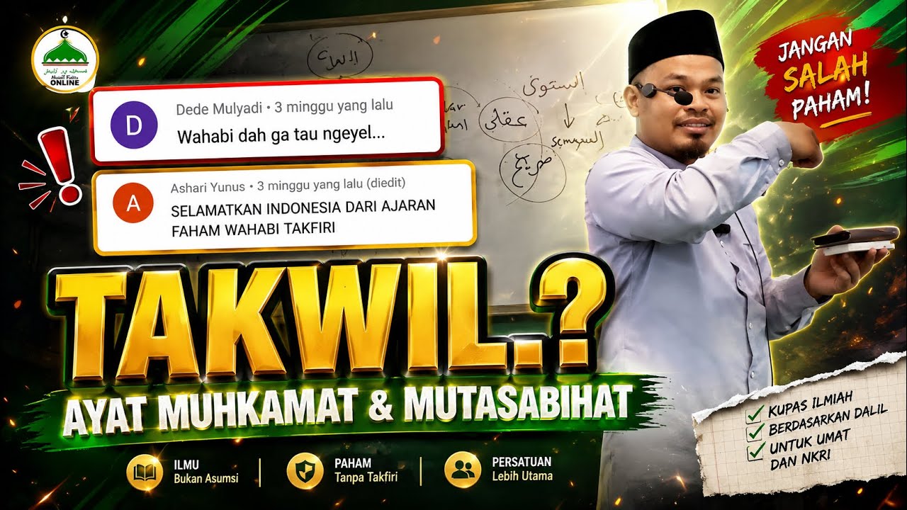 USTADZ ALNOF DITANYA TENTANG TAKWIL!!?..1