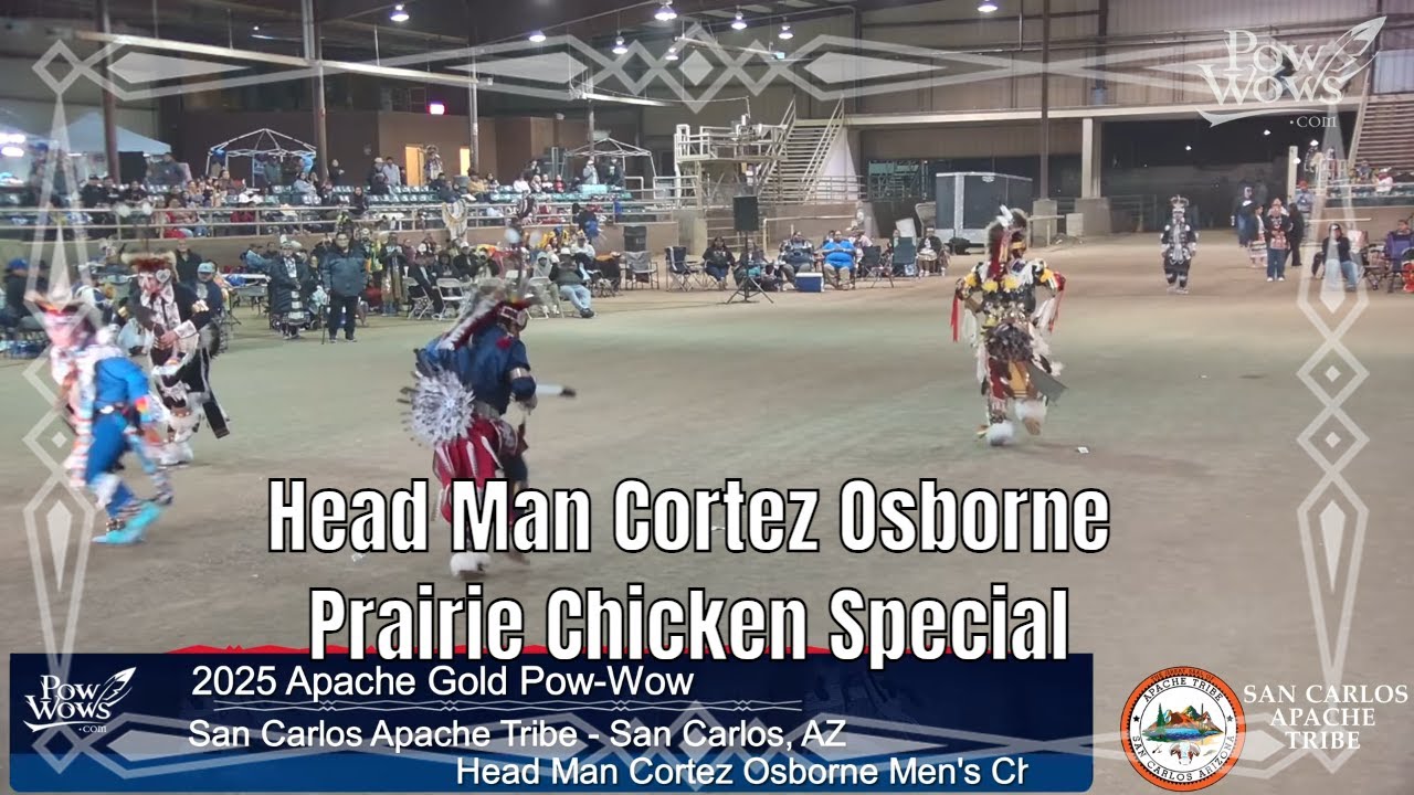 Главный участник Кортез Осборн, Prairie Chicken Special - Финал - Apache Gold Pow Wow 2025 - Poww...