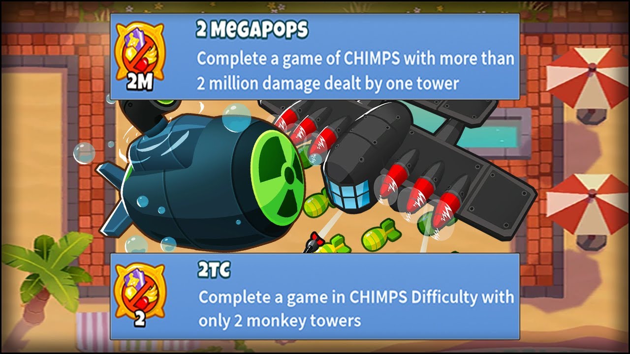 Bloontonium Reactor & Flying Fortress - 2 Megapops 2TC Achievements Run