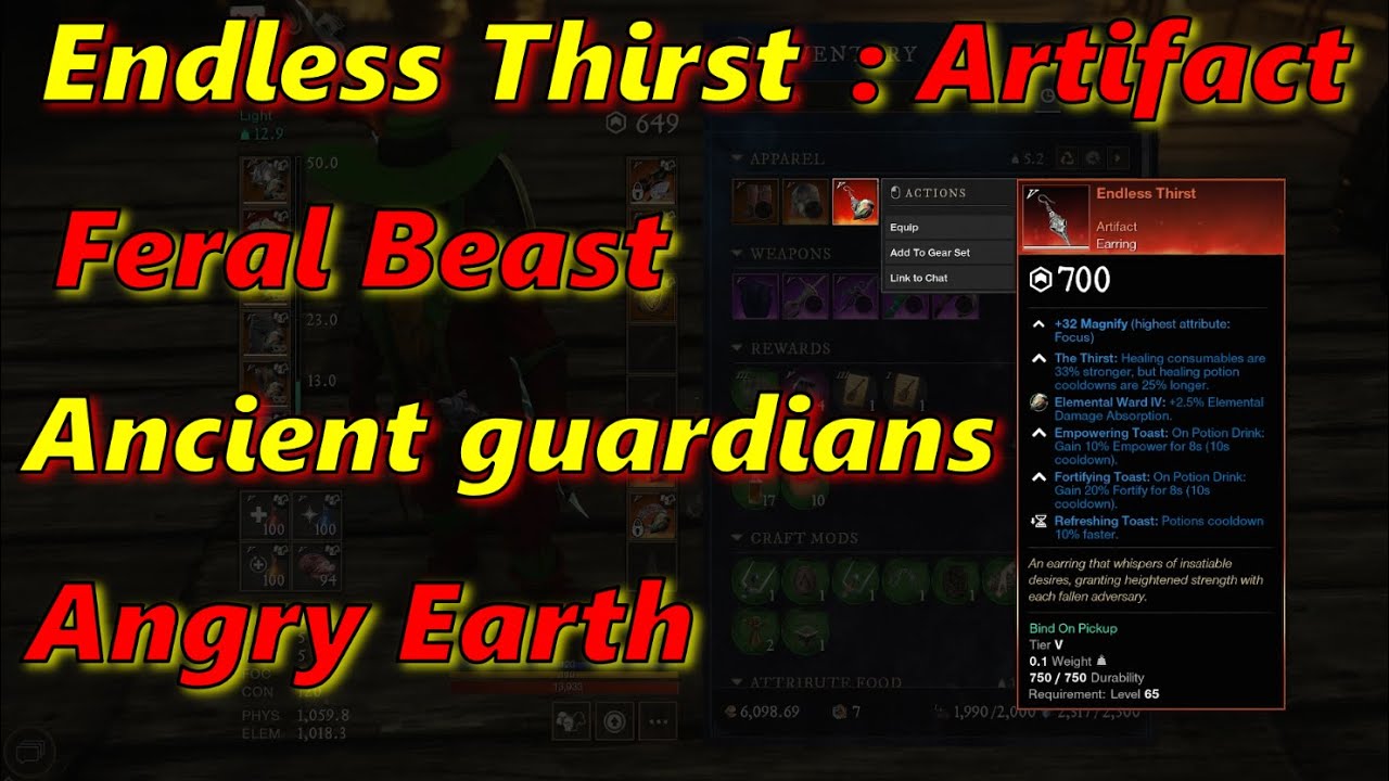 New World : Endless Thirst Artifact
