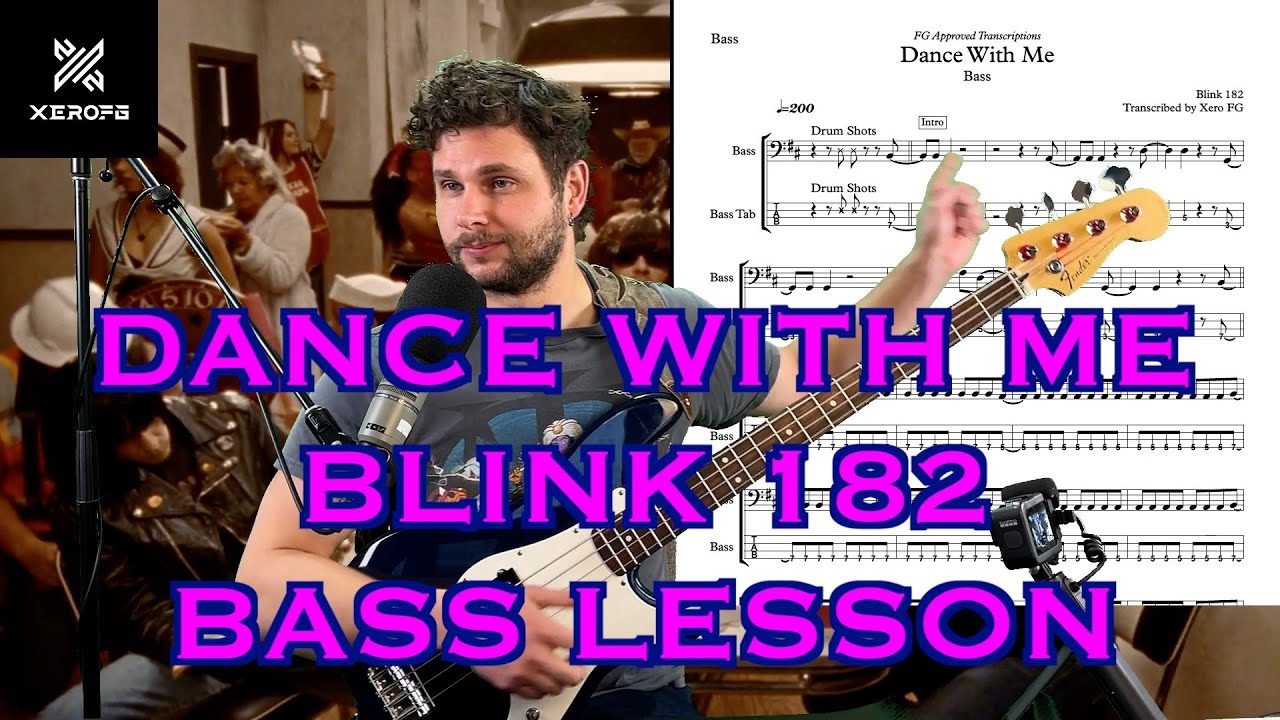 Dance With Me - Blink 182 [BASS LESSON]