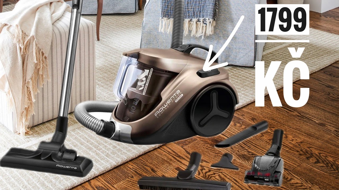 SKVĚLÝ VYSAVAČ ZA SMĚŠNÉ PENÍZE - ROWENTA RO3786EA COMPACT POWER CYCLONIC ANIMAL CARE - RECENZE CZ