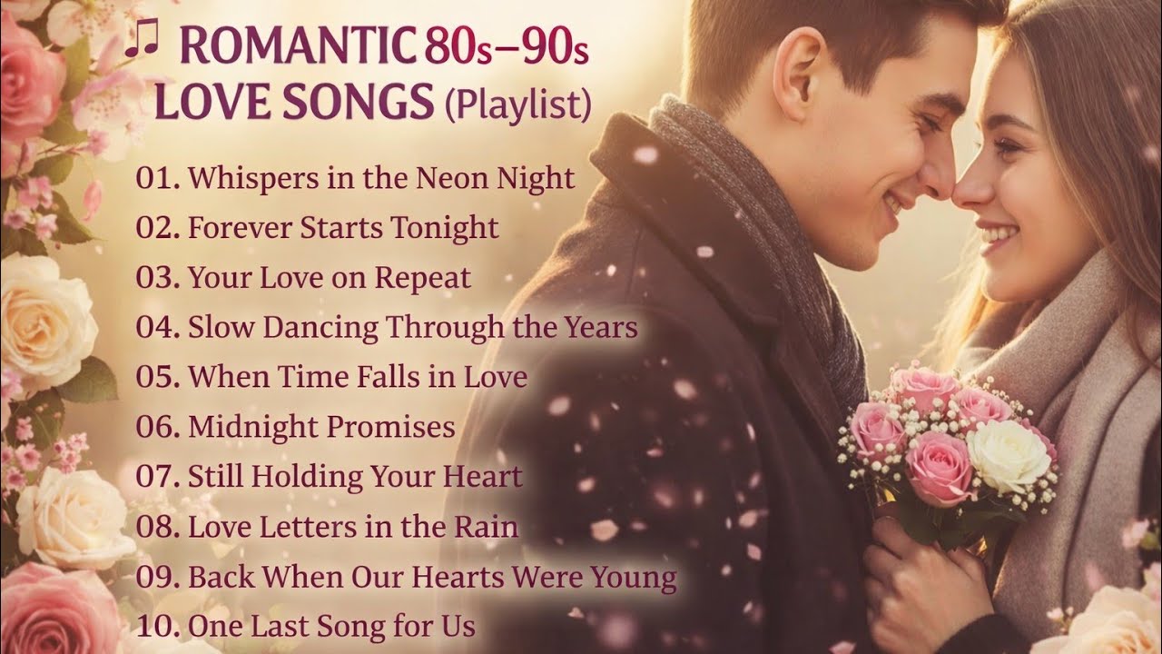 Best Romantic Love Songs 80s - 90s Collection 🌙 Soft & Timeless Hearts