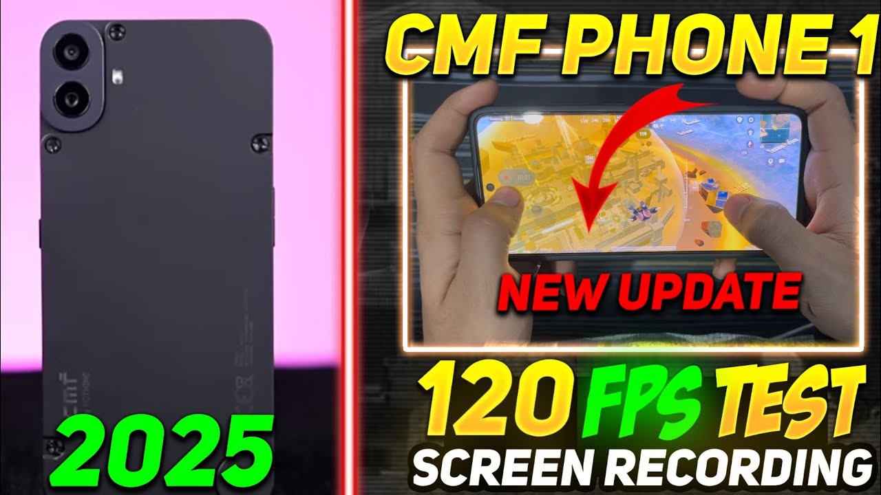 Cmf Phone 1 Bgmi 120 Fps Test 3.7 Update🔥 | Cmf Phone 1 Bgmi 120 Fps Handcam 3.7 Update