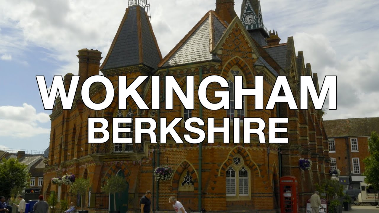 Wokingham Town Centre Street View, Berkshire, UK, England 🇬🇧, 4K HDR