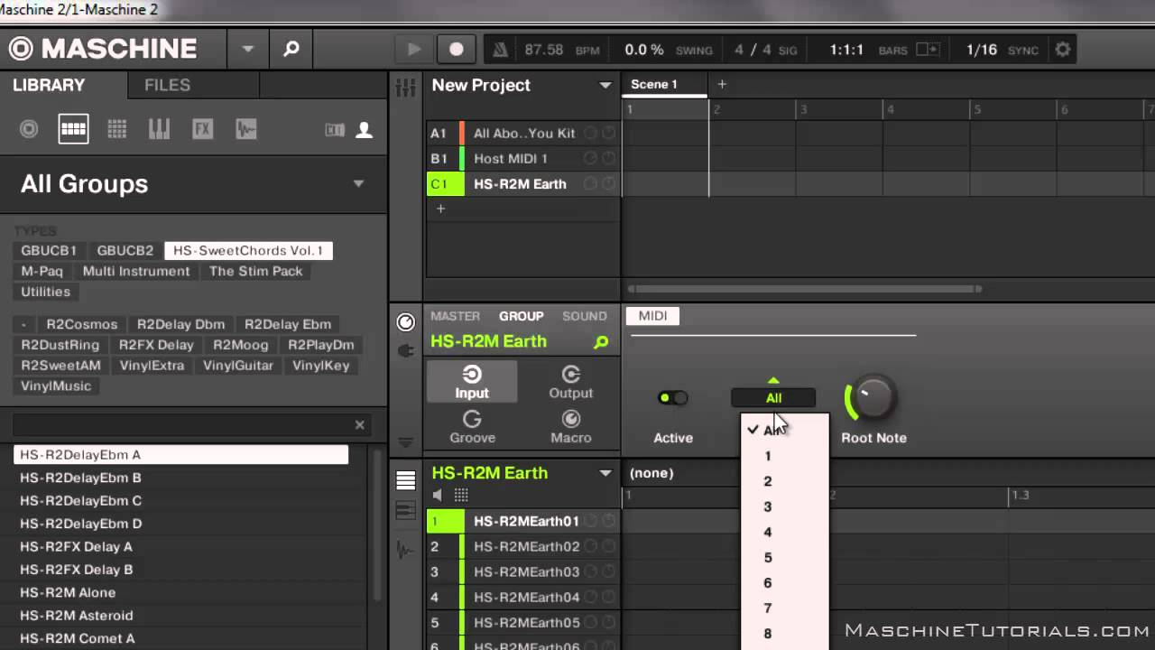 Maschine 2.0 Studio recording midi into Ableton Live 9 workaround
