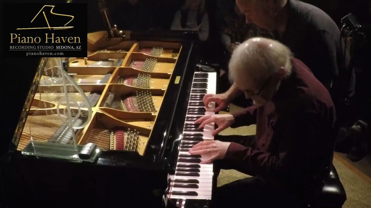 David Nevue & Joe Bongiorno solo piano concert at Piano Haven - Shigeru Kawai SK7
