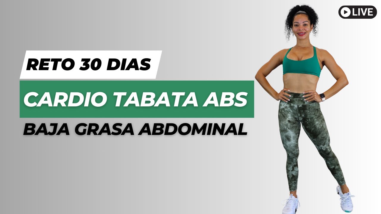 CARDIO PARA ADELGAZAR RAPIDO ( Tabata sin equipos + Quema muchas calorías )