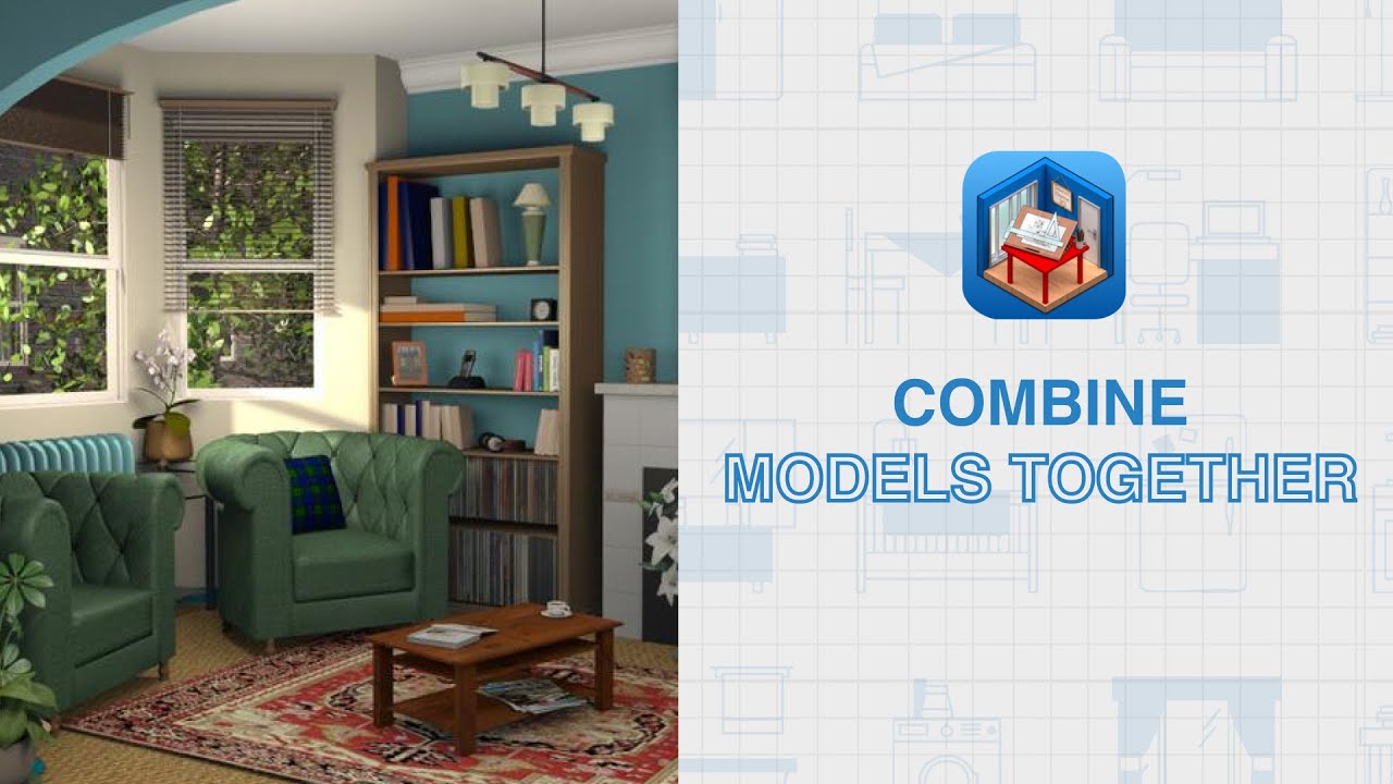 Sweet Home 3D Tutorial - How to combine models together