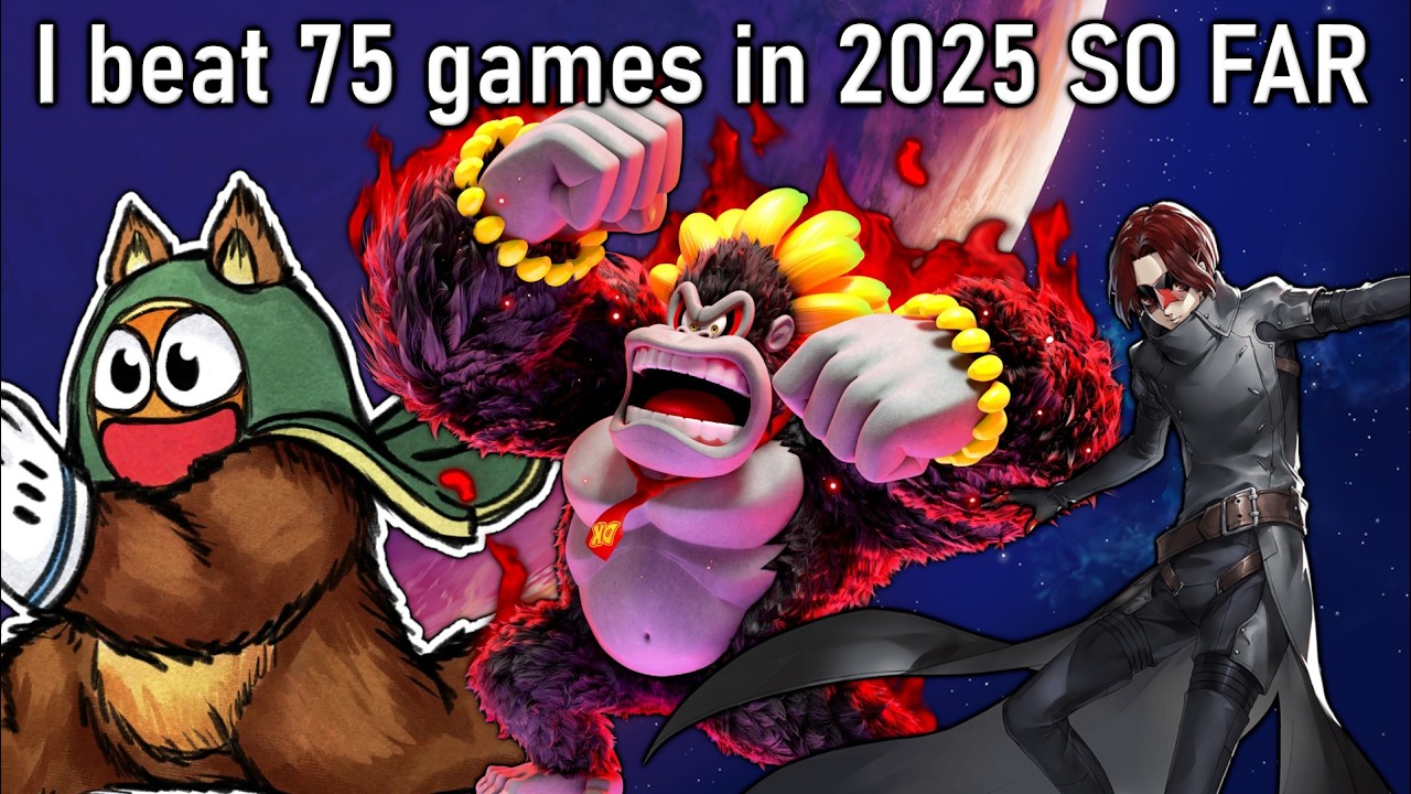 I beat OVER 75 games in 2025