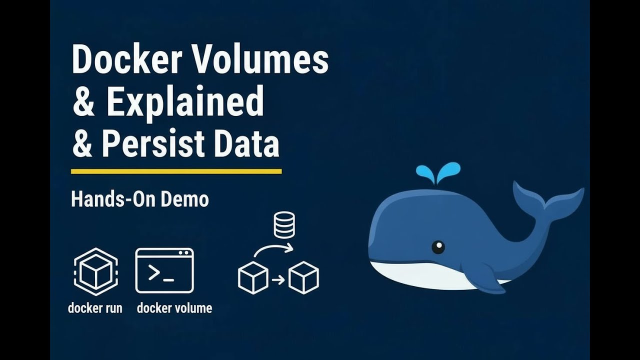Docker Volumes Explained — Persist Data Between Containers (With Hands-On Demo)