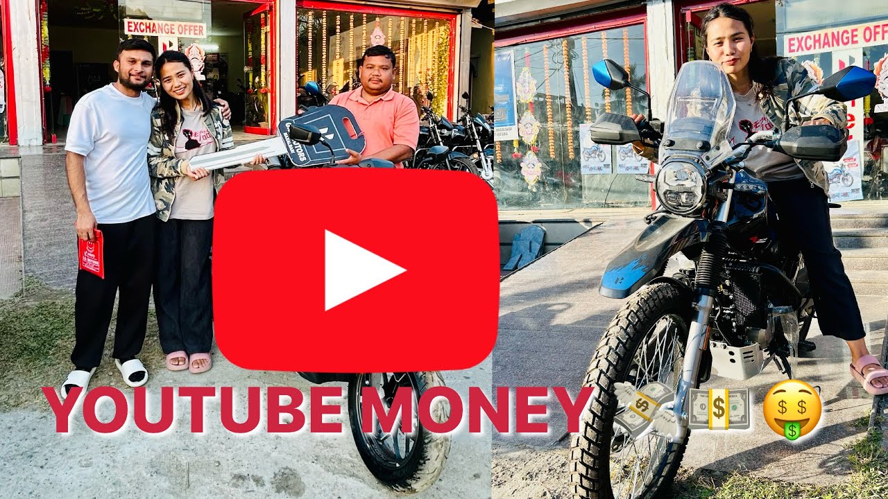 Я подарил жене новый велосипед на деньги, заработанные на YouTube 💰💵💴