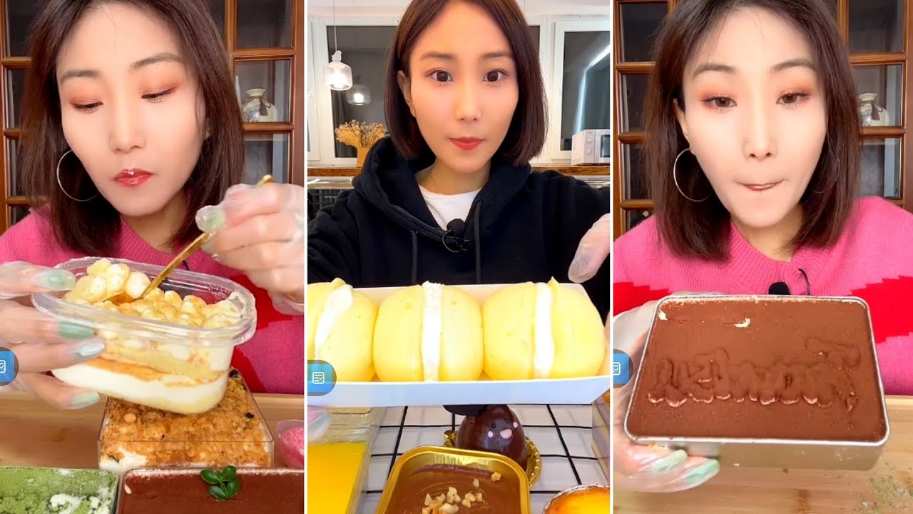 [ENG SUB] Jasmine Orange box,Matcha Tiramisu,Peach Puff,Soy milk box, Cheese balls