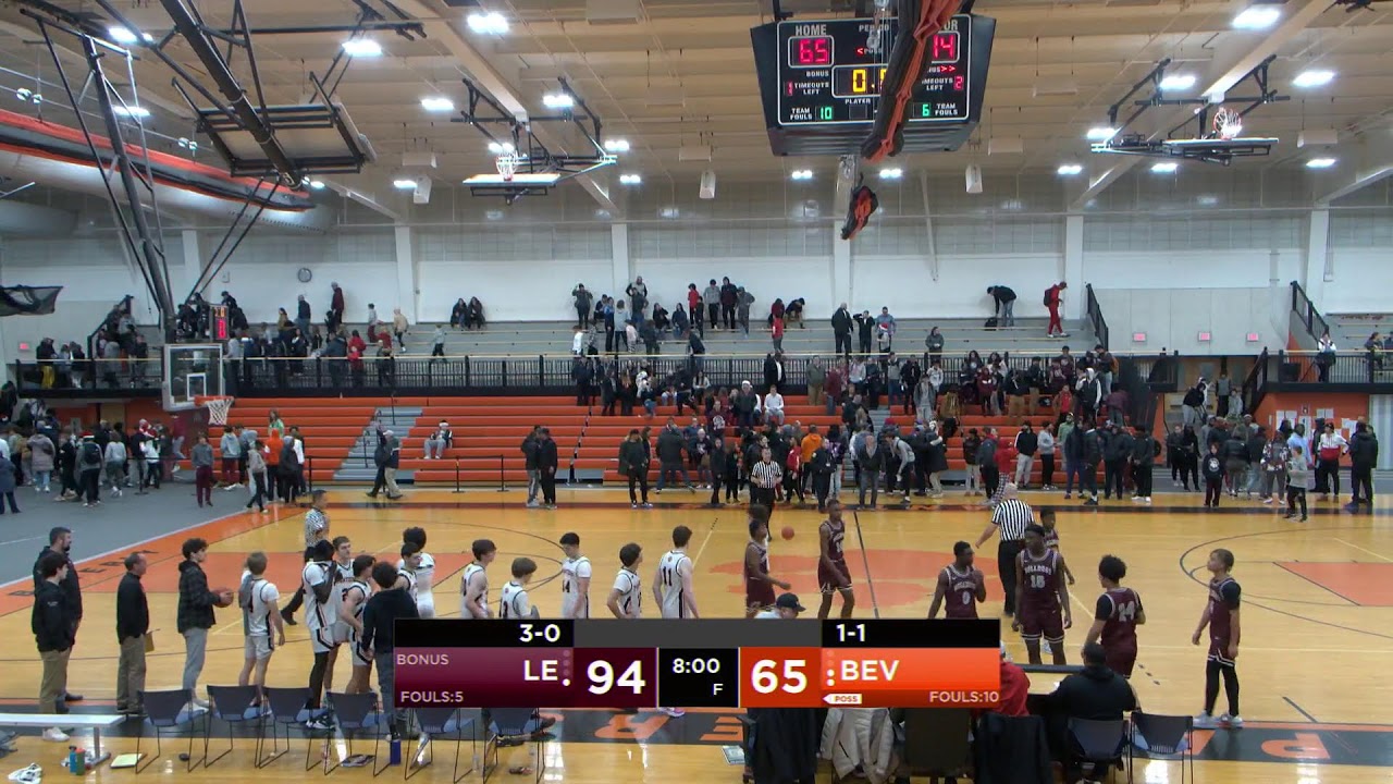 Lynn English vs Beverly High School Boys Basketball 12/23/22