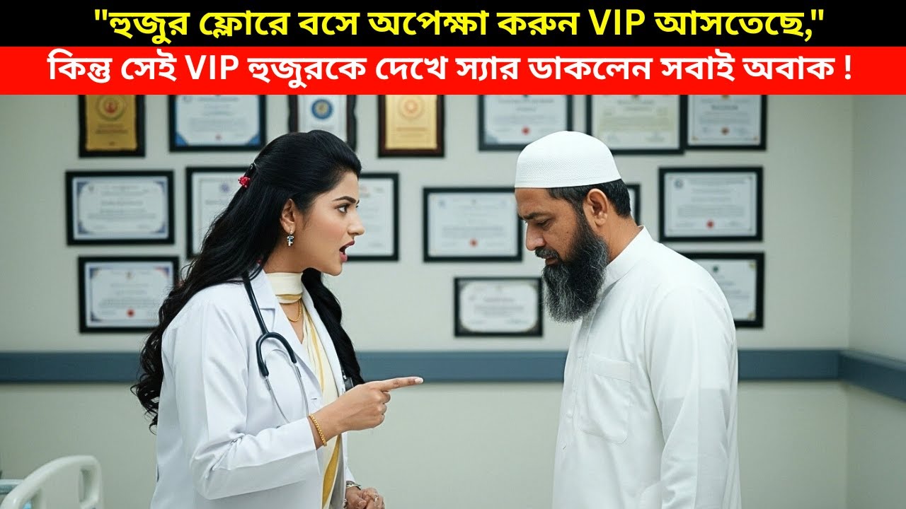 দাড়ি-টুপি দেখে চিকিৎসা না দিয়ে ফ্লোরে ফেলে রাখলো ডাক্তার—ভিআইপি রোগী এসে তাকেই স্যার ডাকলো!