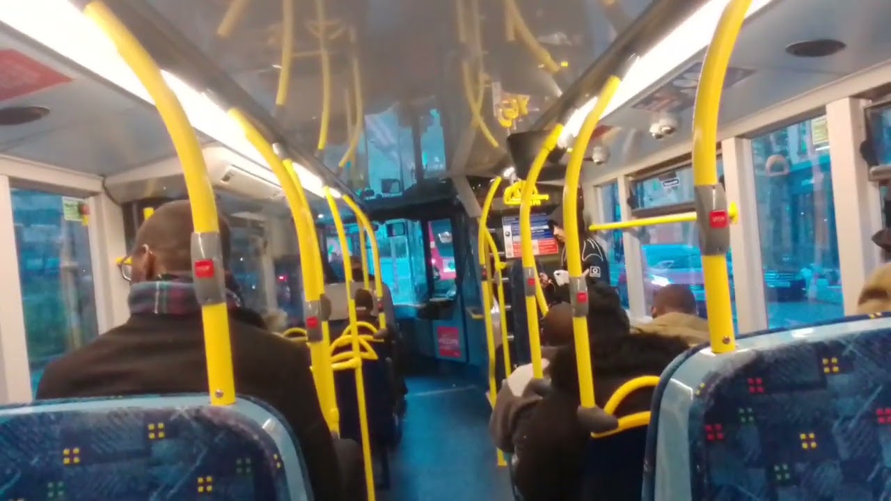Front Bumper Refit Not Painted, Lost Rdoor Buffer | GAL EH242 On Bus Route 36