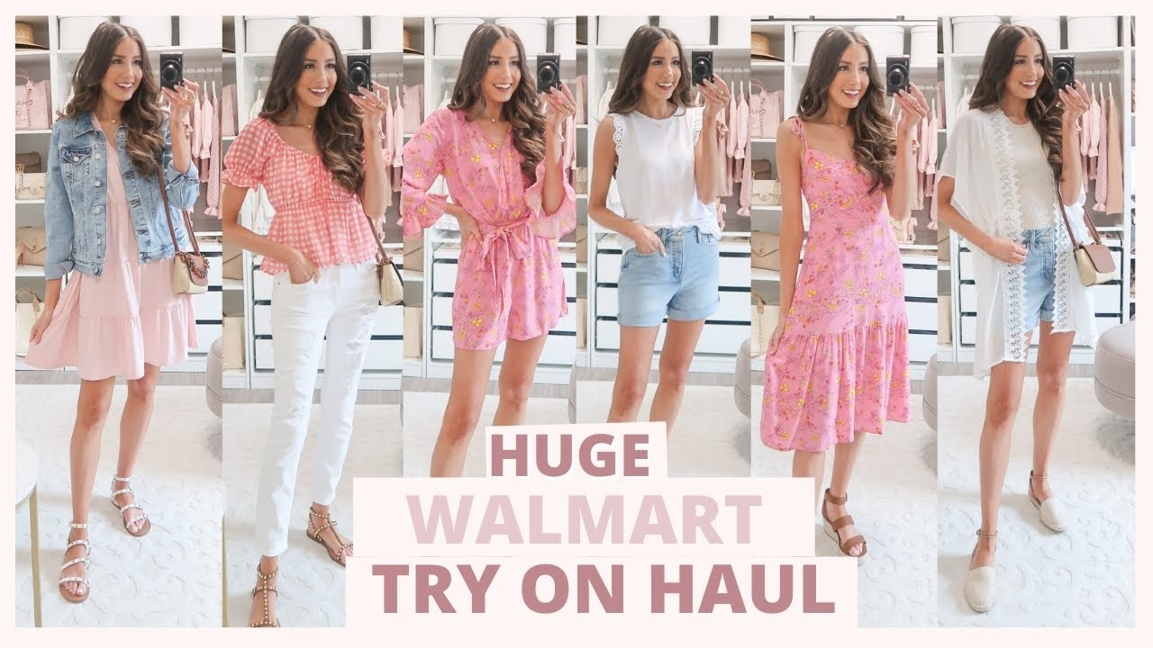 HUGE WALMART SPRING TRY ON HAUL 2021 | Walmart New Arrivals + Finds Under $40