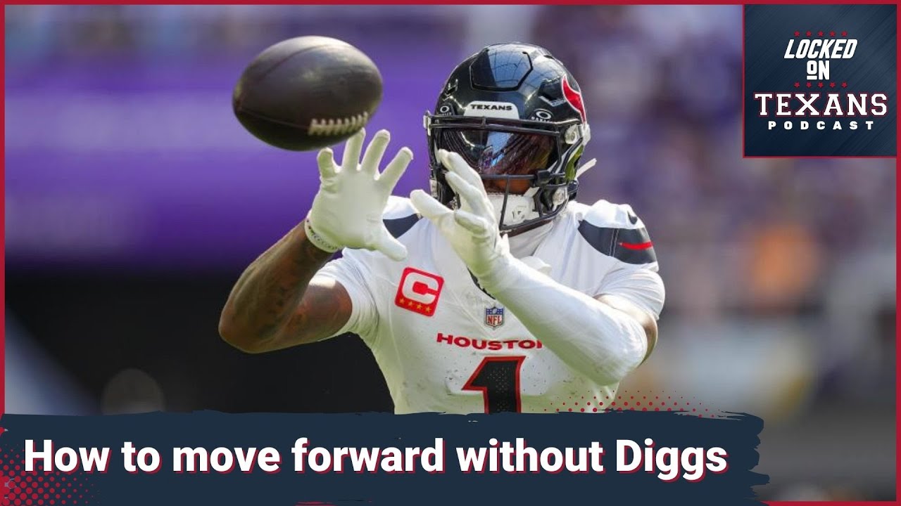 How can Houston Texans move forward without Stefon Diggs, who is out for season with torn ACL