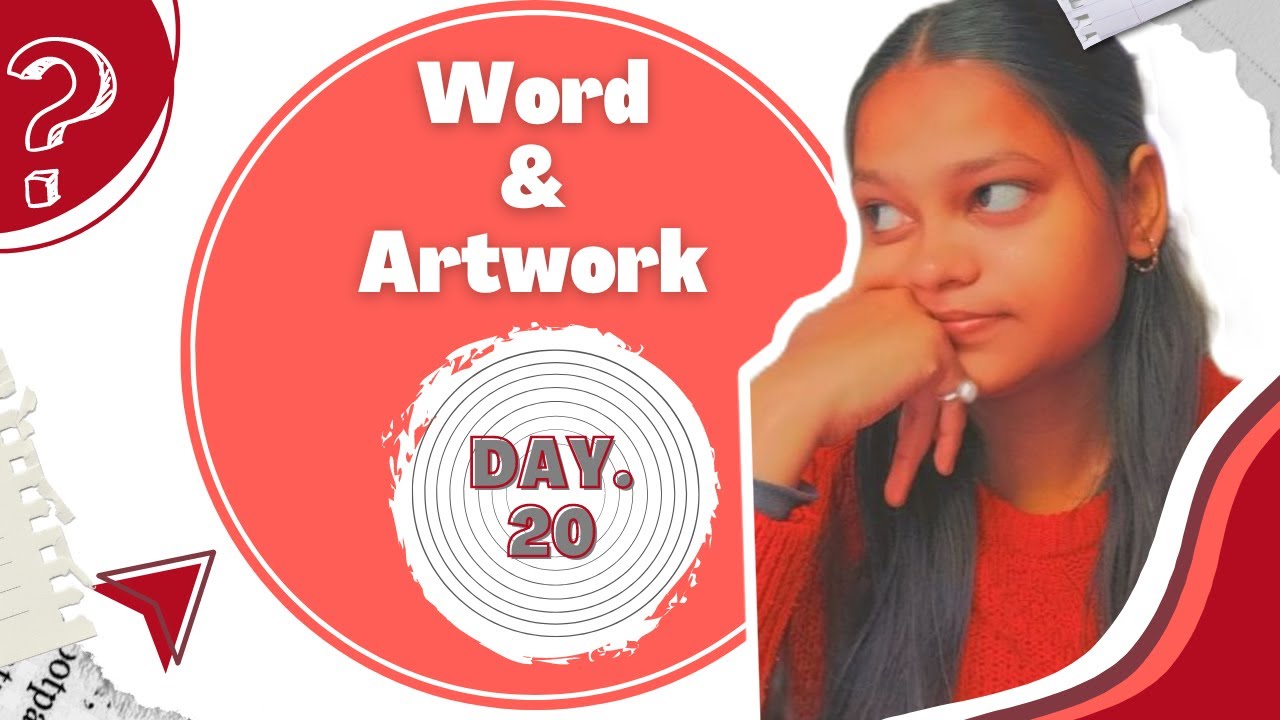 Words & Artwork for nift preparation | Day 20 | nift entrance exam |nift cat topics|nift preparation