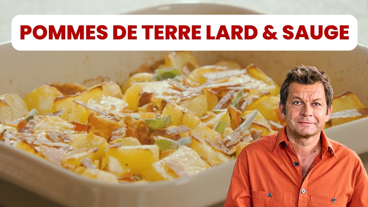 POMMES DE TERRE, LARD et SAUGE - 3 ingrédients !- de Laurent Mariotte