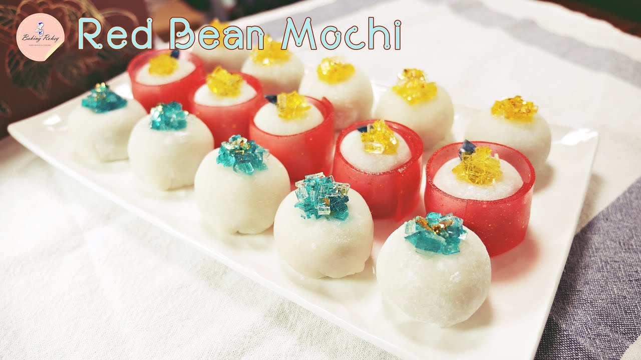 이제는 화과자까지 하라고? 그까이꺼! 전자레인지로 찹쌀떡 만들기, 화과자 셋빼 Red Bean Mochi あずき餅 もち