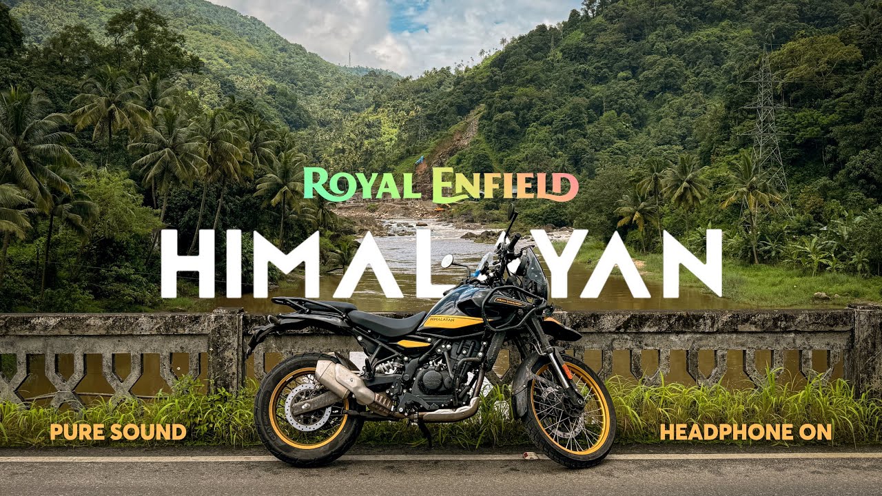 Royal Enfield Himalayan 450 - Pure Exhaust Sound | ASMR | 4K UNCUT POV