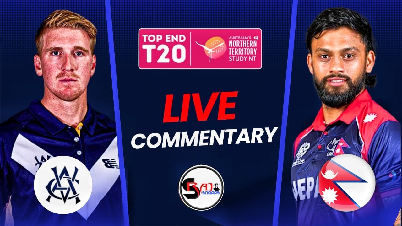 NEPAL A vs VICTORIA CRICKET LIVE SCORE COMMENTARY | Top End T20 2026 Australia