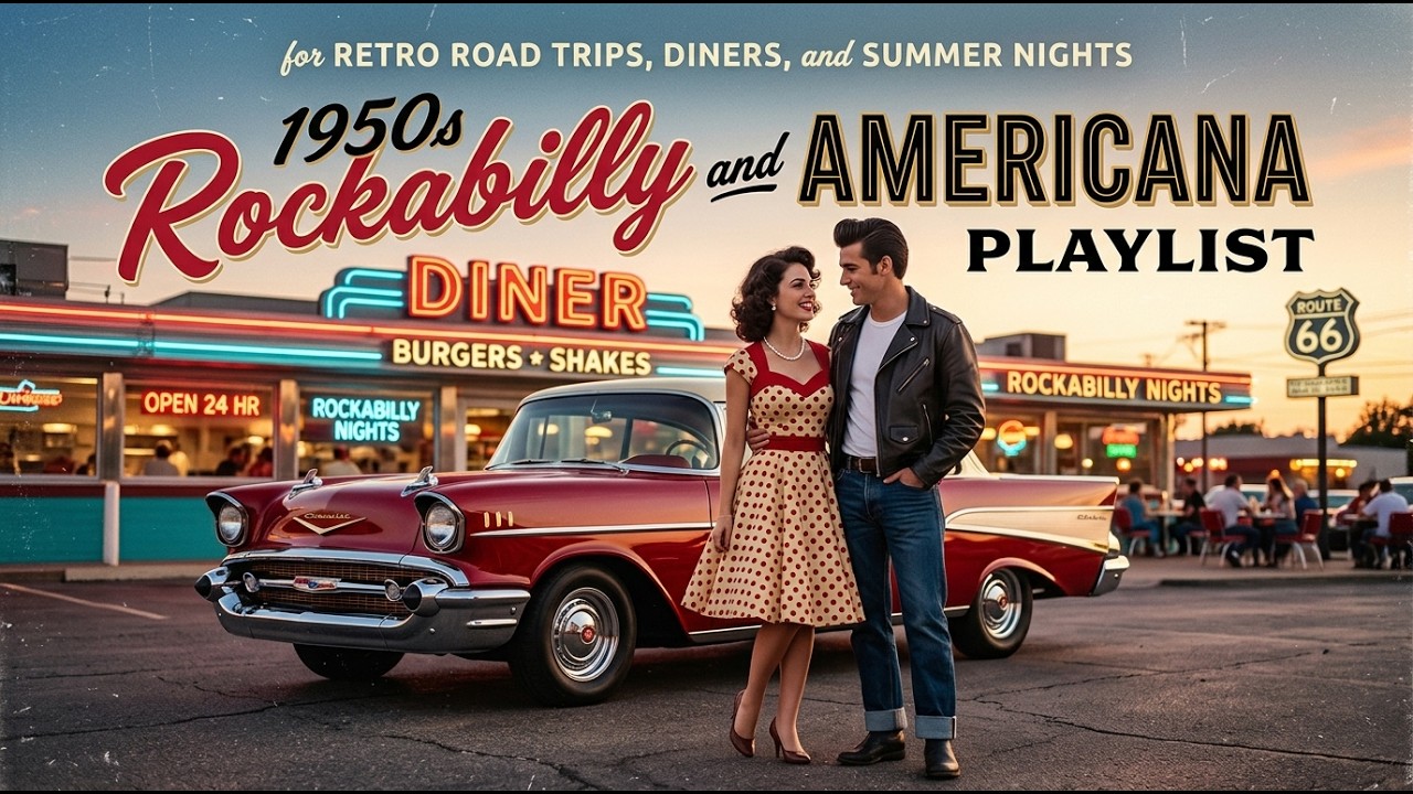 1950s Rockabilly and Americana Playlist for Retro Road Trips, Diners, and Summer Nights