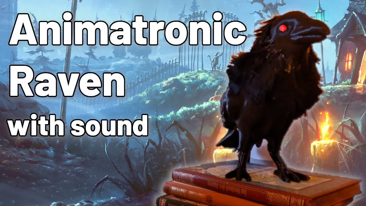 The Scariest DIY Project: Build Your Own Animatronic Raven