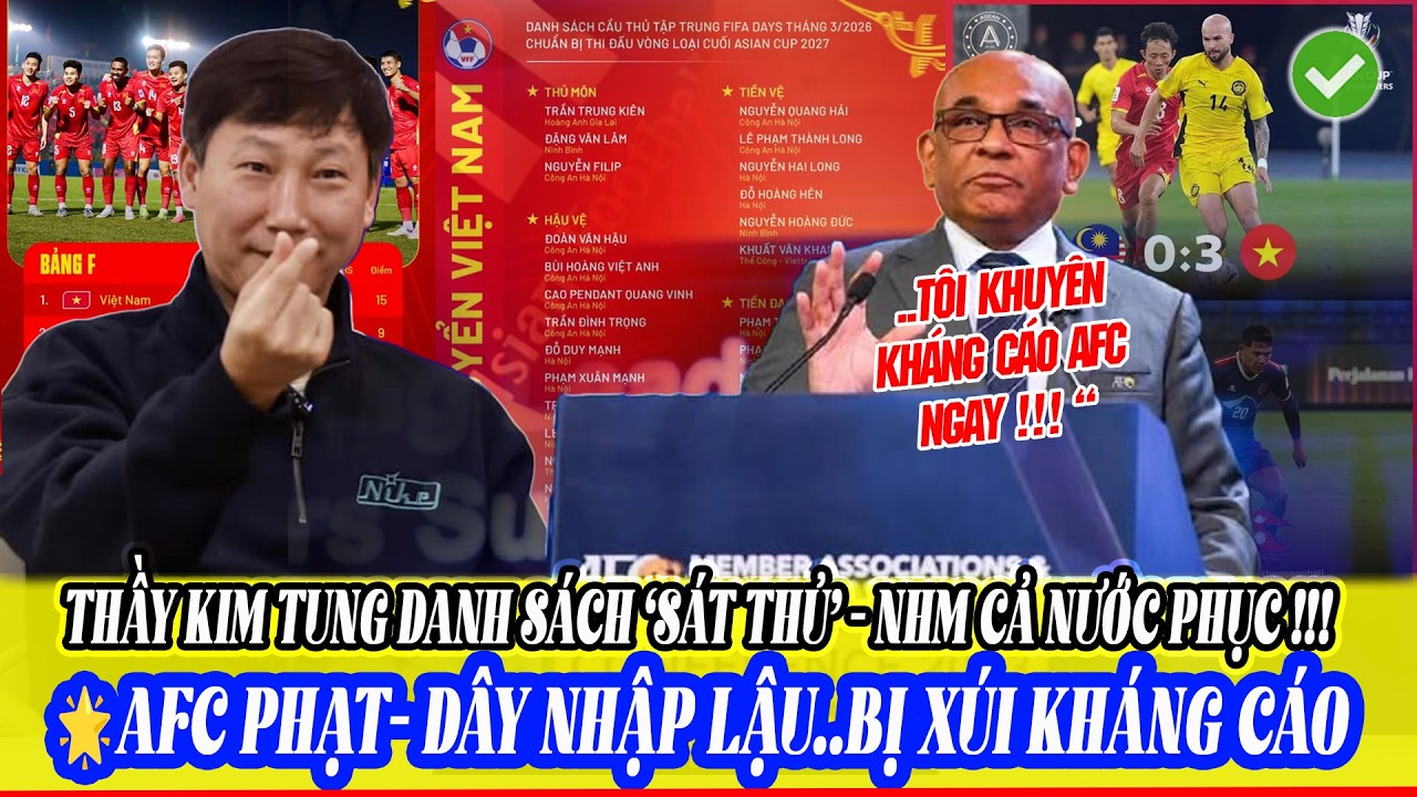💣 SỐC: MALAYSIA THUA 0-3, SẾP AFC BÀY TRÒ Ý KHÁNG CÁO! HLV KIM LOẠI TIẾN LINH – TÍNH TOÁN CAO TAY?