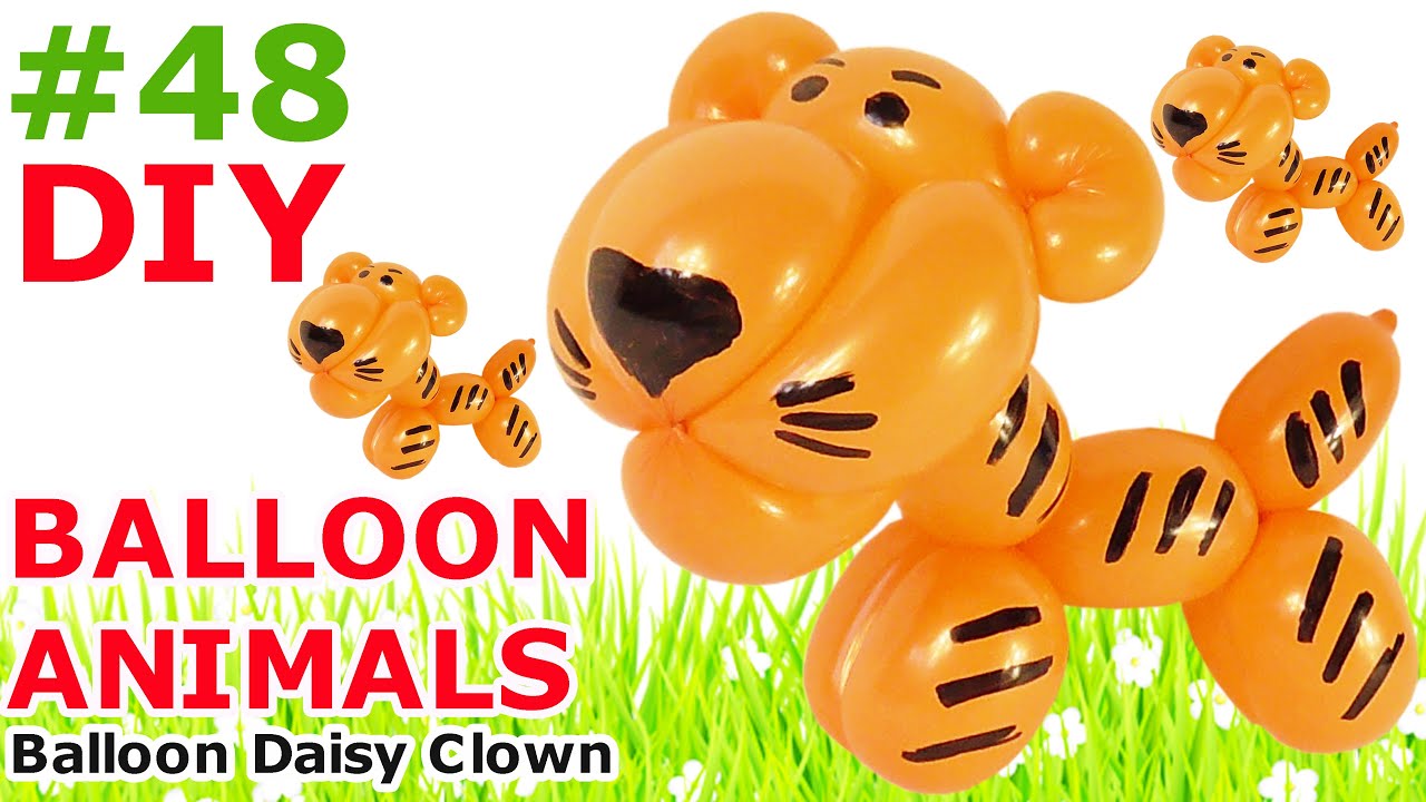How to make balloon animals TIGER #48