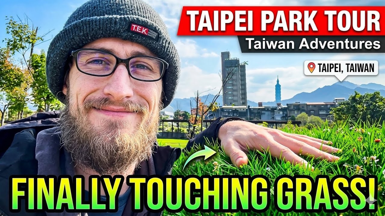Touching grass in Taipei’s parks