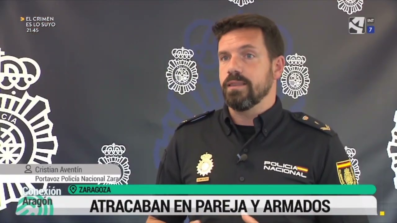 La Policía detiene en Huesca a un peligroso atracador tras varios robos en Zaragoza
