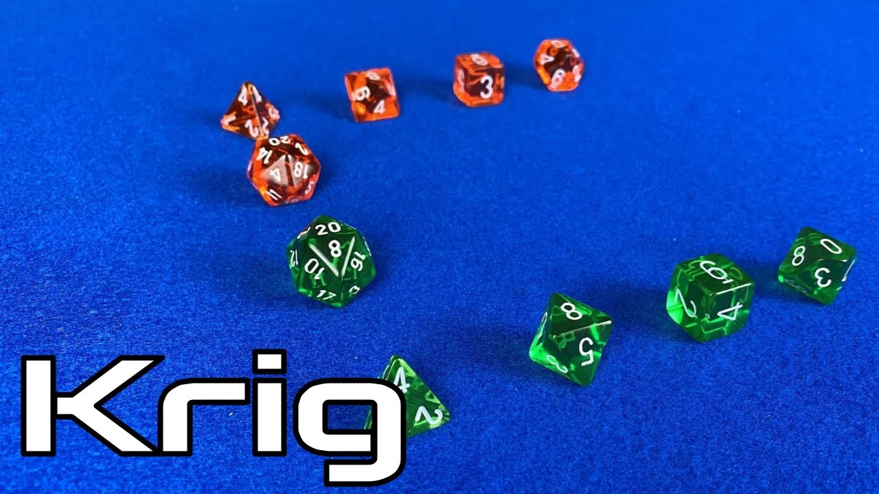 How to Play Krig | a two player combat dice game
