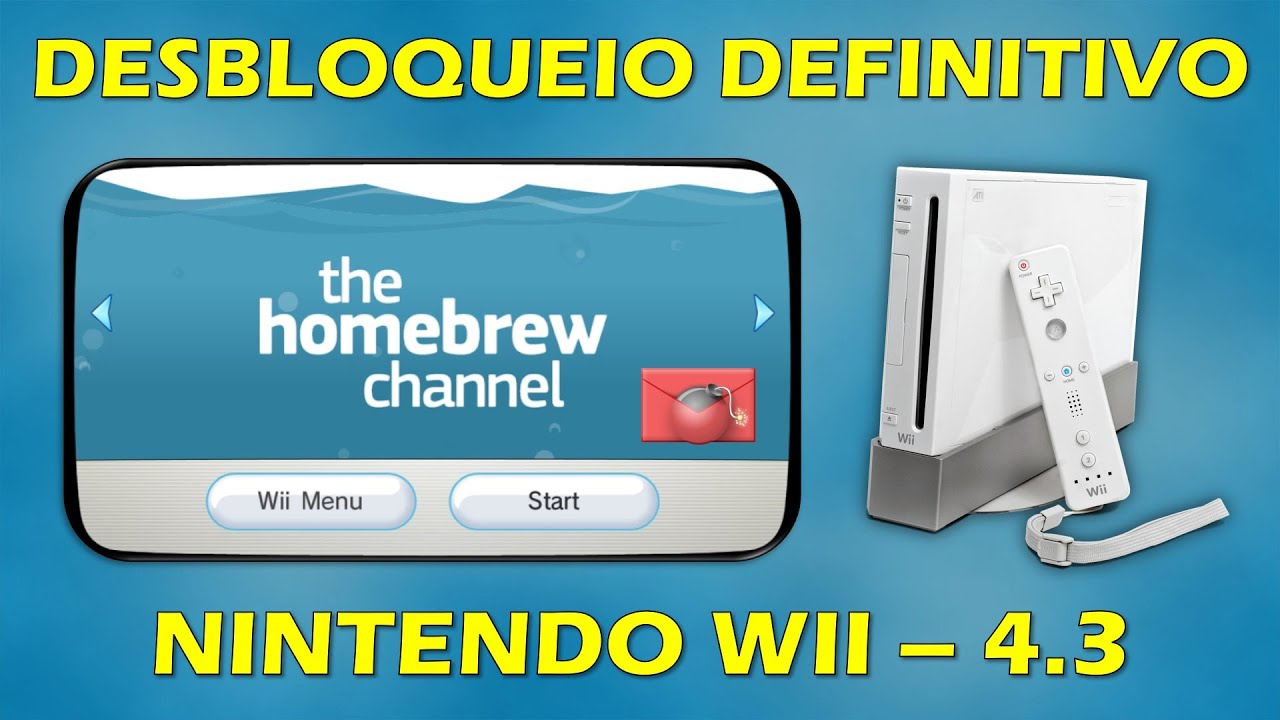 COMO DESBLOQUEAR NINTENDO WII - MÉTODO FÁCIL E RÁPIDO - TUTORIAL INSTALAR HOMEBREW CHANNEL
