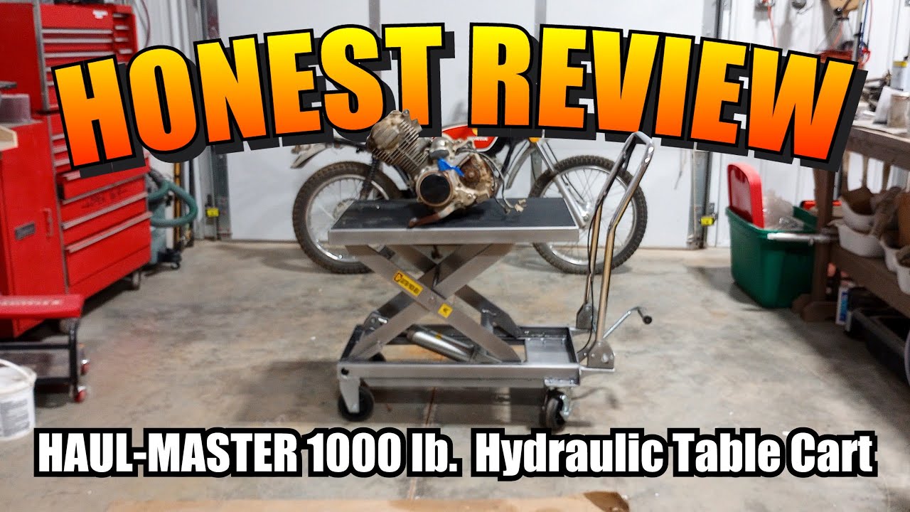 Is the Harbor Freight 1000 lb. Hydraulic Table Really Worth it? - LIFTMASTER 60438 Review