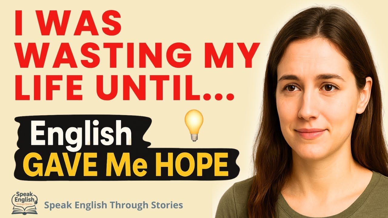 I Was WASTING My Life — Until English SAVED Me 😢  English Listening Story A2 + Subtitles