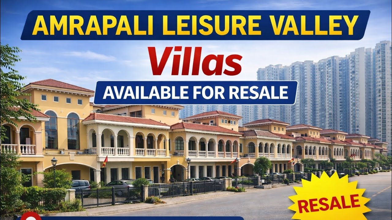 Amrapali Leisure Valley Villas available for resale in Noida Extension Sector-1. 
