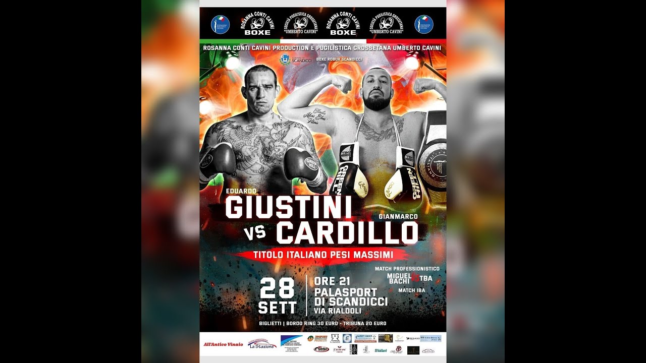 TITOLO ITALIANO MASSIMI | GIANMARCO CARDILLO VS EDUARDO GIUSTINI