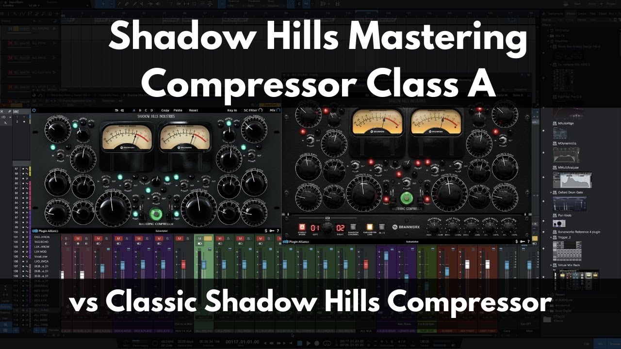 Компрессор Shadow Hills Mastering класса A | Новинка от Brainworx и Plugin Alliance