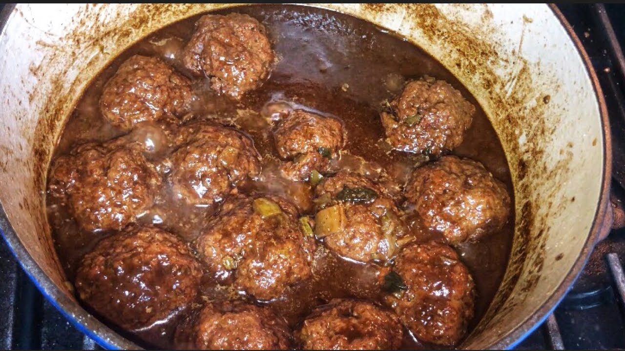How To Make Meatball Stew | Easy Meatball Stew Recipe
