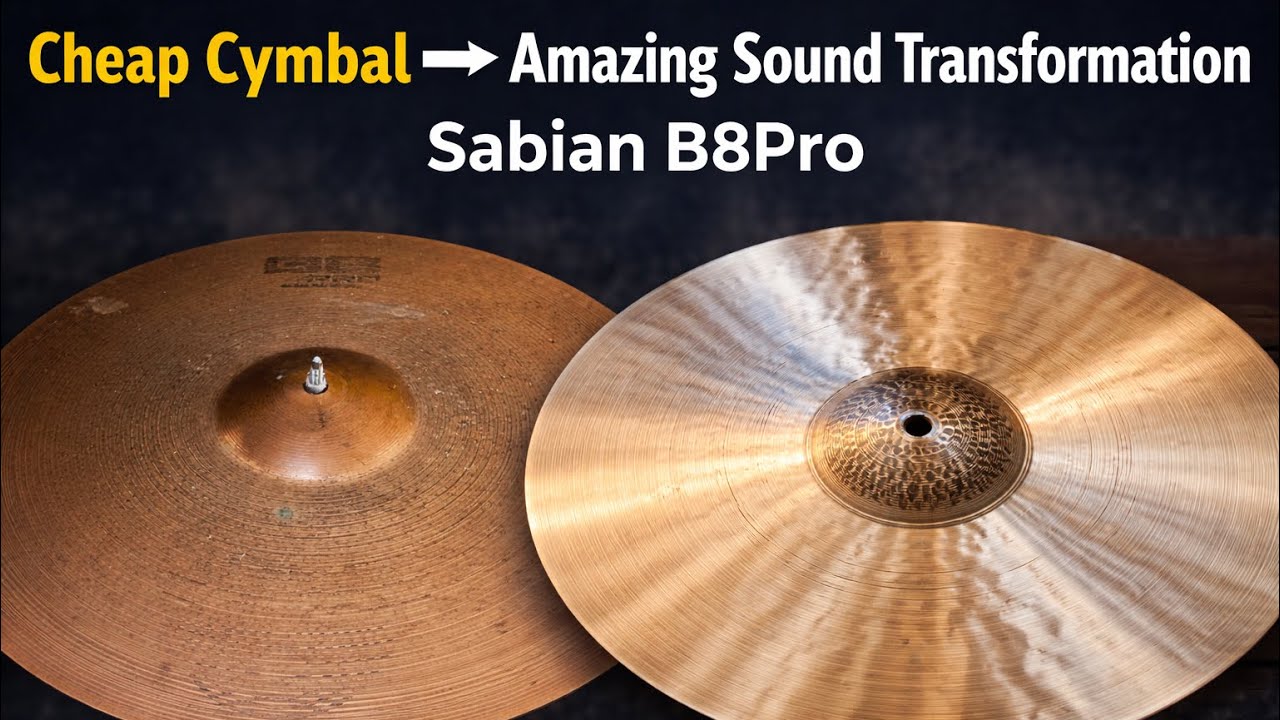 Sabian B8Pro 20” Cheap Cymbal → Professional Transformation