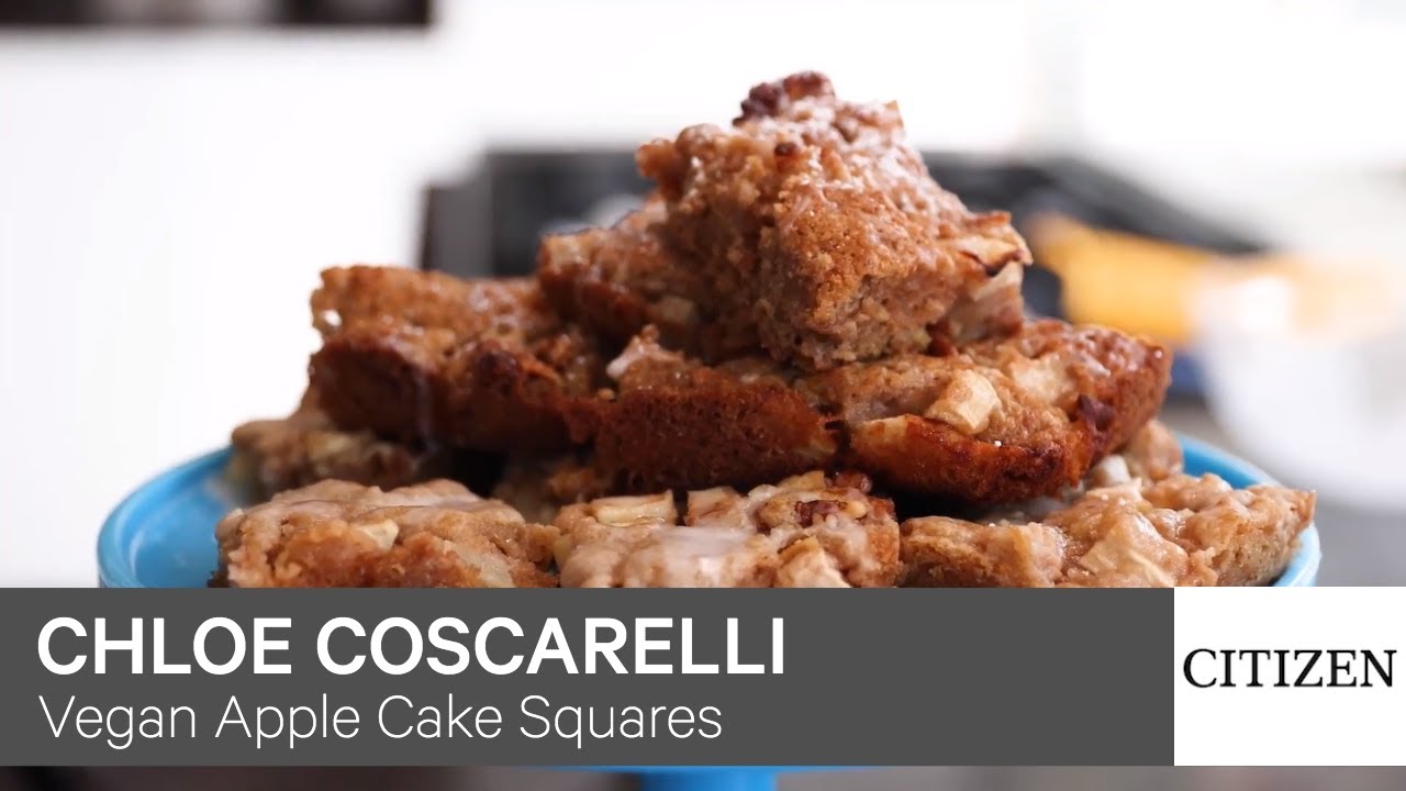 Vegan Apple Cake Squares Recipe | Citizen + Chloe Coscarelli