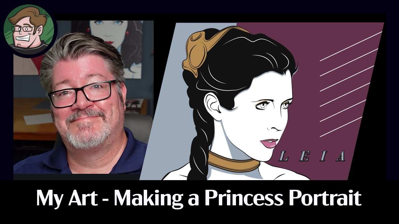 The Story Behind My Art - Princess Leia Portrait