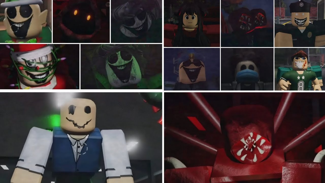 Terminal 13: Chapter 1-2 & Santa Security - All Jumpscares (Roblox)