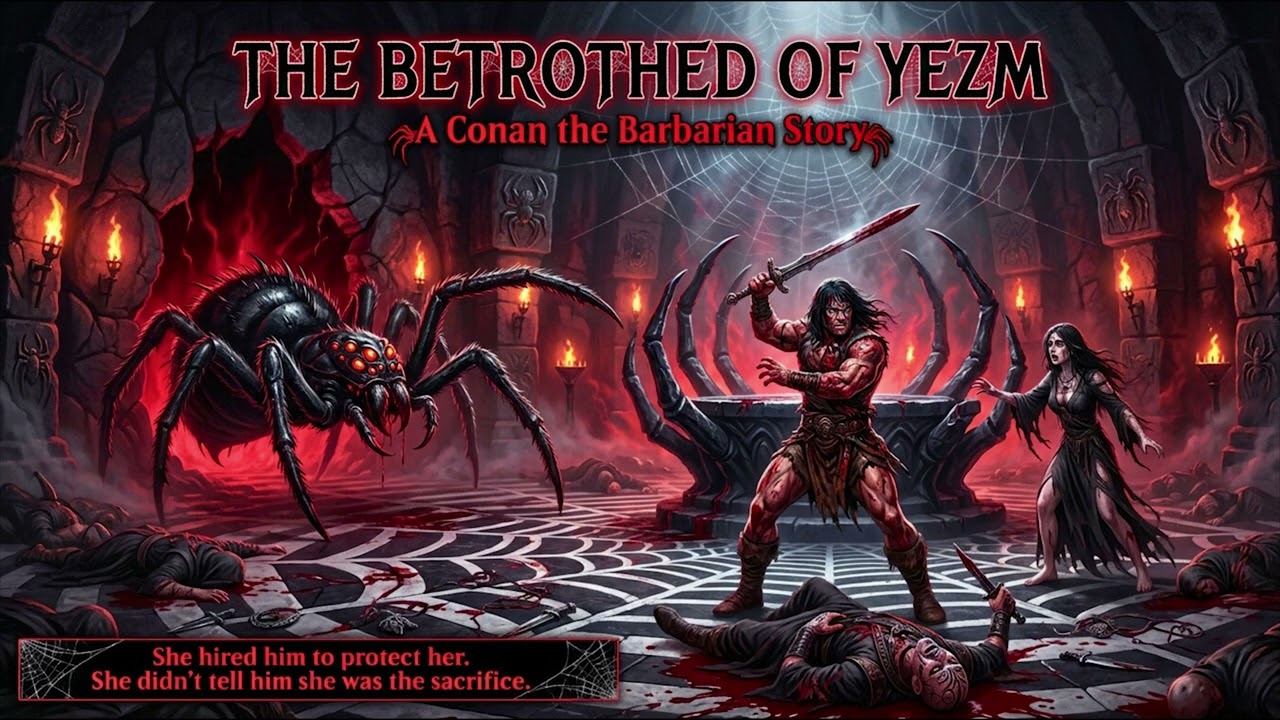 CONAN THE BARBARIAN: The Betrothed of Yezm | Full Audio Story | Robert E. Howard Style Fantasy