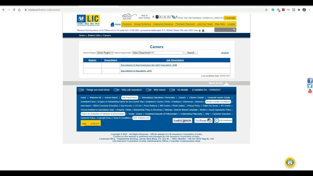 About LIC Assistant Notification 2021