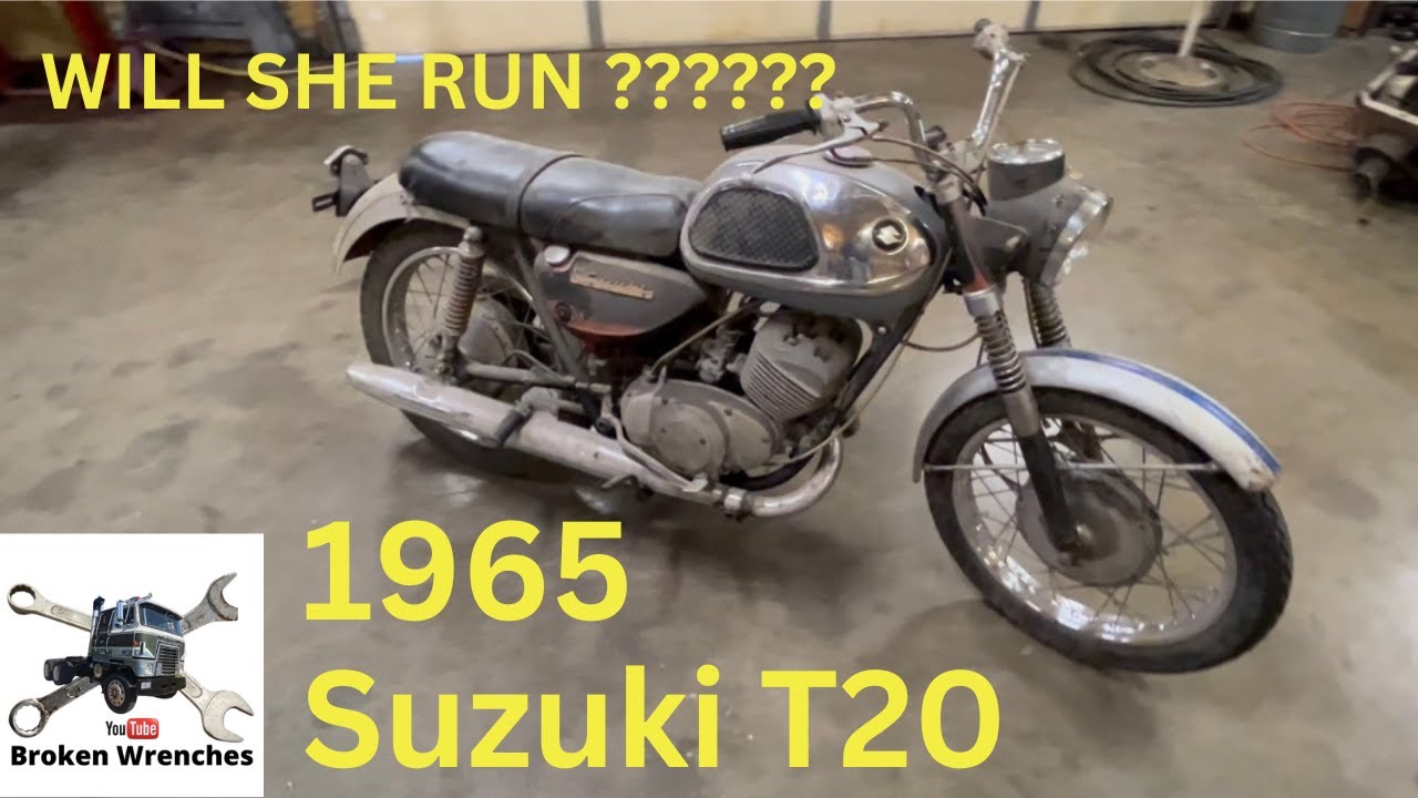 WILL IT RUN ?? Ep1. Barn find Suzuki T20, 250cc Twin.
